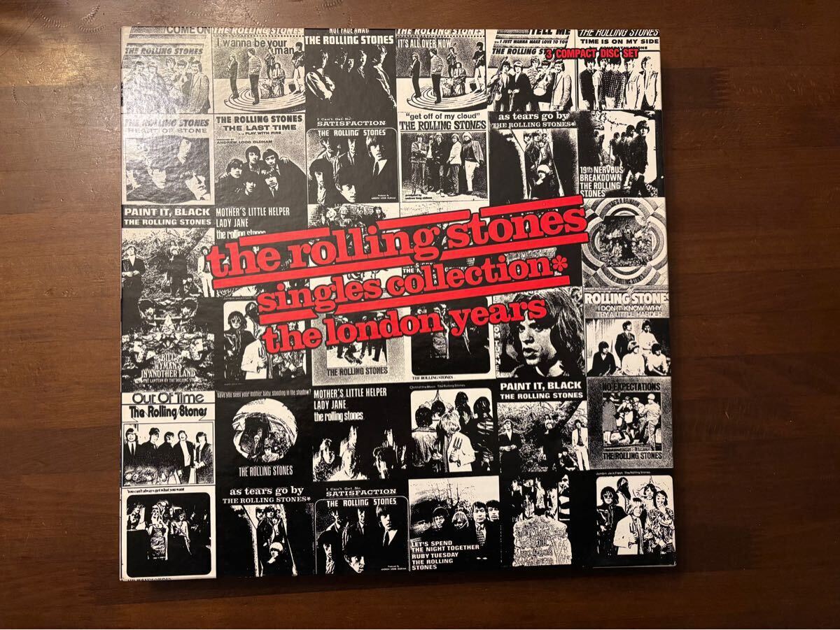 ローリングストーンズ　シングルコレクション3CD London years ブックレット付き　1218-2 限定版