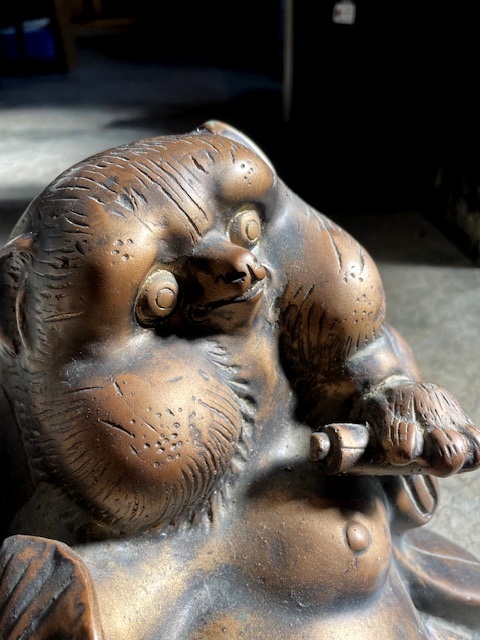 たぬきの置物 縁起物 春画人形 たぬきの置物 縁起物 春画人形