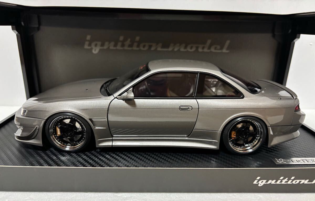 イグニッションモデル 1/18 VERTEX S14 シルビア ブルーメタリック