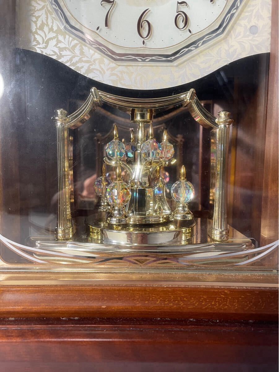 美品】リズム時計 QUEEN ELIZABETH 2 電波時計 クイーン 美品】リズム時計 QUEEN ELIZABETH 2 電波時計 クイーン