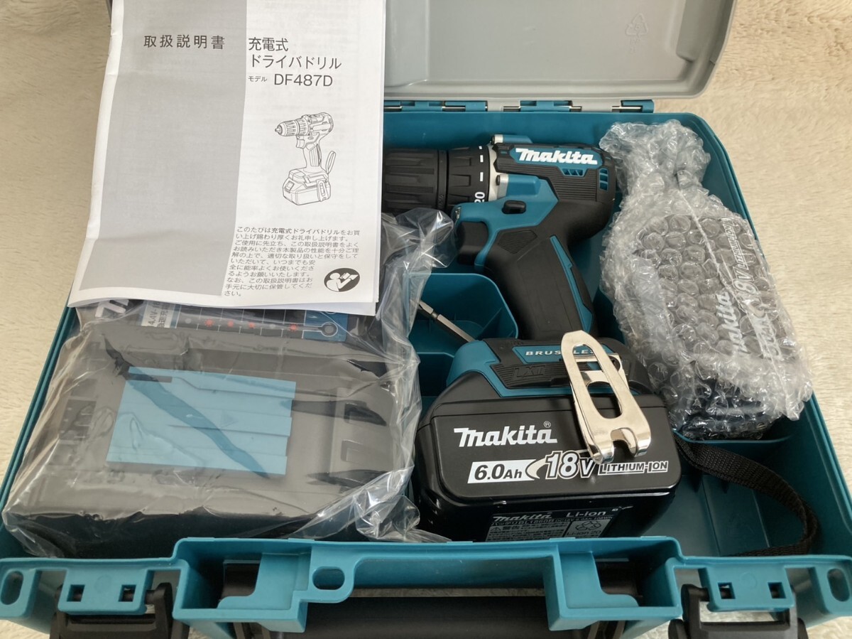 マキタ　充電式ドライバドリル　DF487DRGX 18V 　　新品未使用