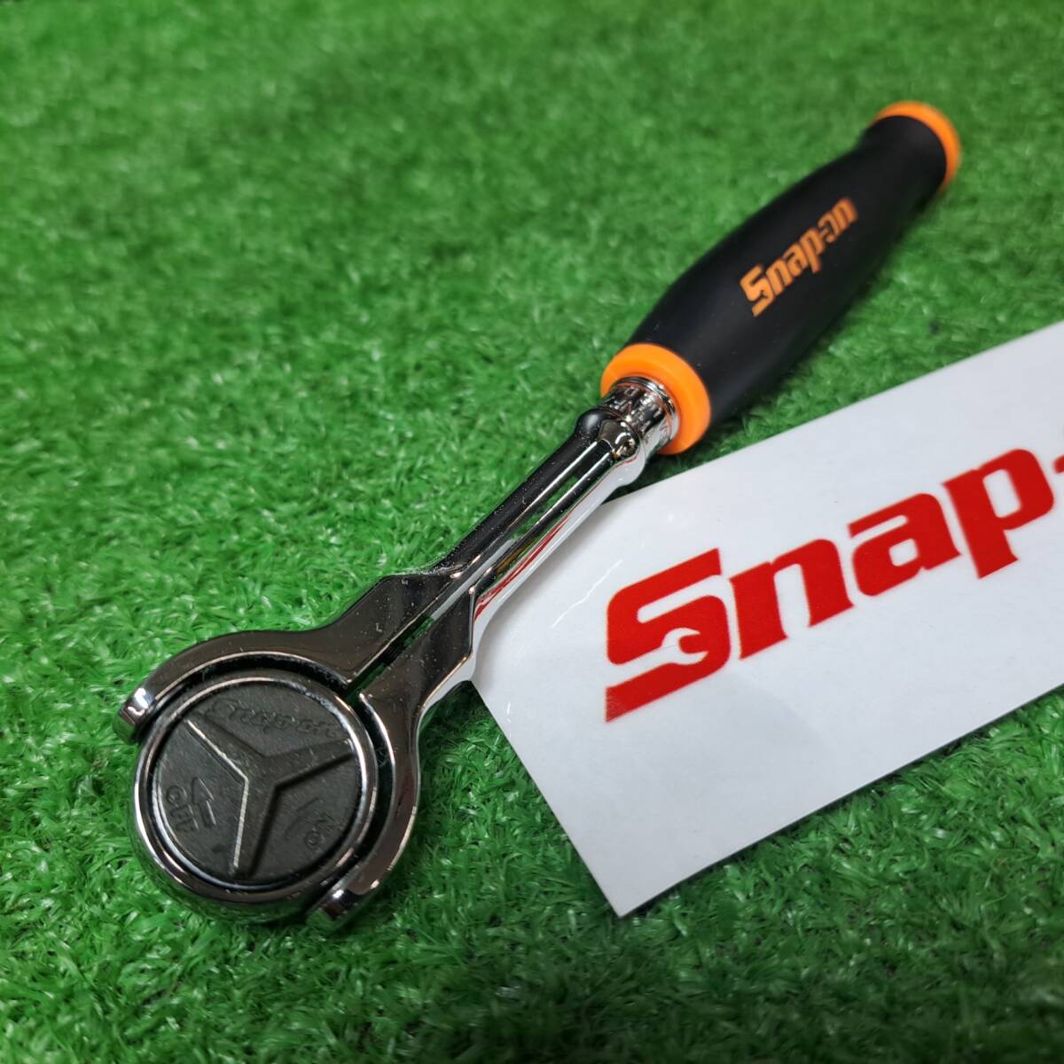 【未使用品(店頭展示品)】★スナップオン(Snap-on) 1/4"ラウンドヘッドラチェット THNF72 オレンジ【岩槻店】
