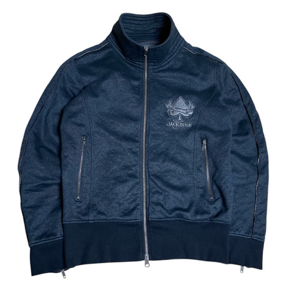 ★JACKROSE ジップアップ ジャケット 英字ビッグプリント サイズ3_画像1