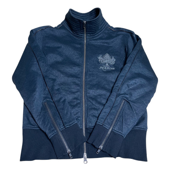 ★JACKROSE ジップアップ ジャケット 英字ビッグプリント サイズ3_画像2