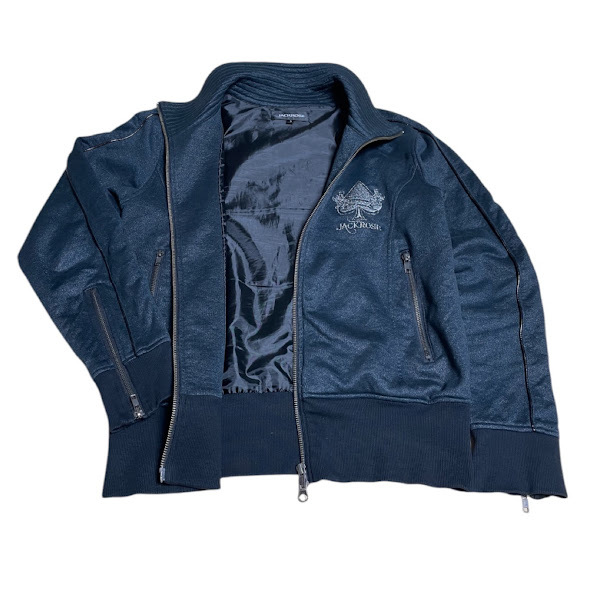 ★JACKROSE ジップアップ ジャケット 英字ビッグプリント サイズ3_画像3