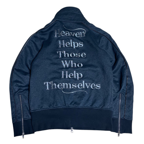 ★JACKROSE ジップアップ ジャケット 英字ビッグプリント サイズ3_画像4