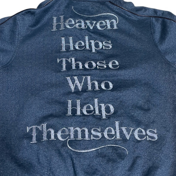 ★JACKROSE ジップアップ ジャケット 英字ビッグプリント サイズ3_画像5