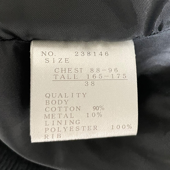 ★JACKROSE ジップアップ ジャケット 英字ビッグプリント サイズ3_画像7