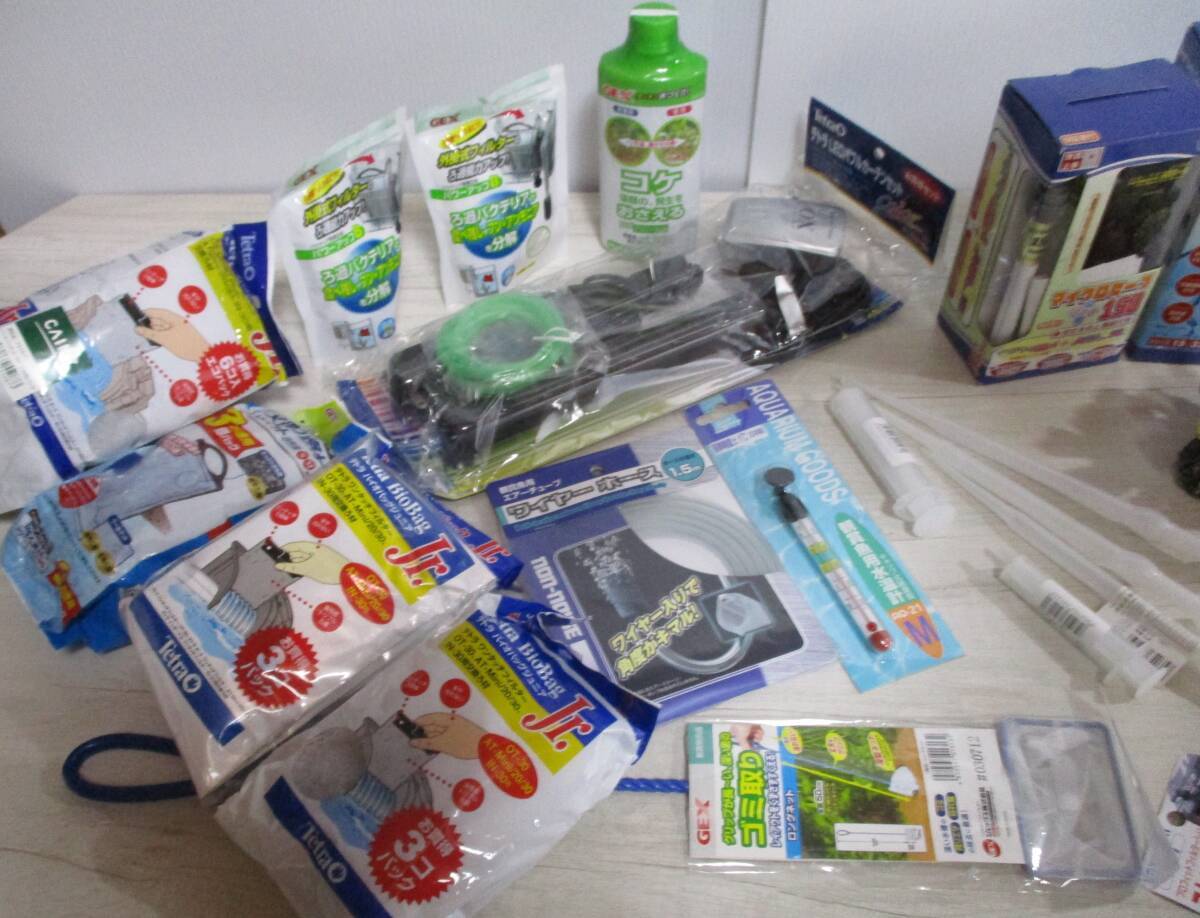 熱帯魚 海水魚 飼育 水槽 多種 機(jī)材 道具 ろ過(guò)器 ヒーター ポンプ サーモ 溫度計(jì) 照明 他 セット 新品 未使用 寫真詳細(xì)參照にてご購(gòu)入を！