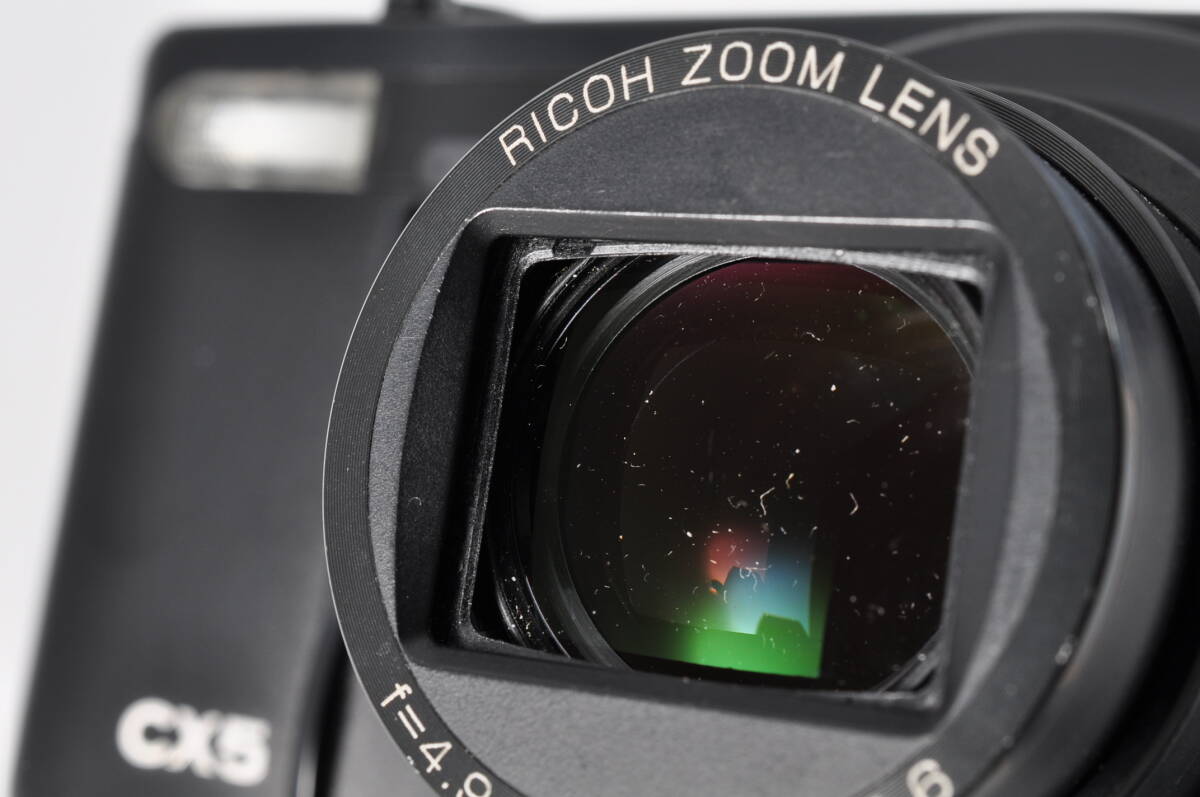 RICOH Ricoh CX5 черный компактный цифровой фотоаппарат ④ #985