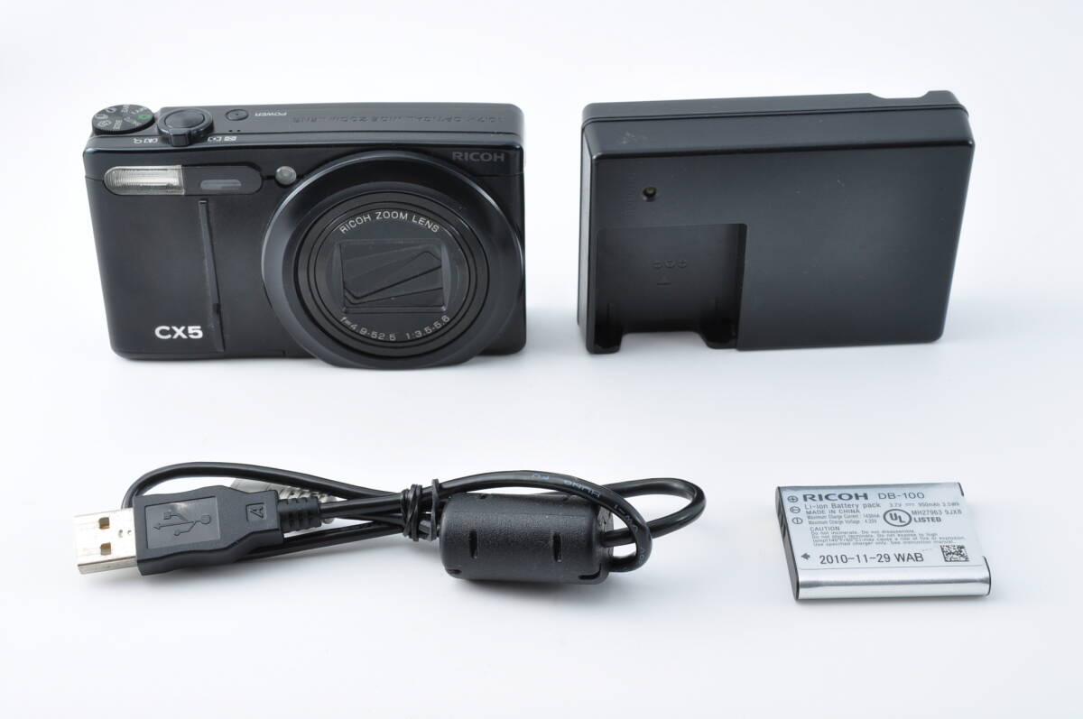 RICOH Ricoh CX5 черный компактный цифровой фотоаппарат ④ #985