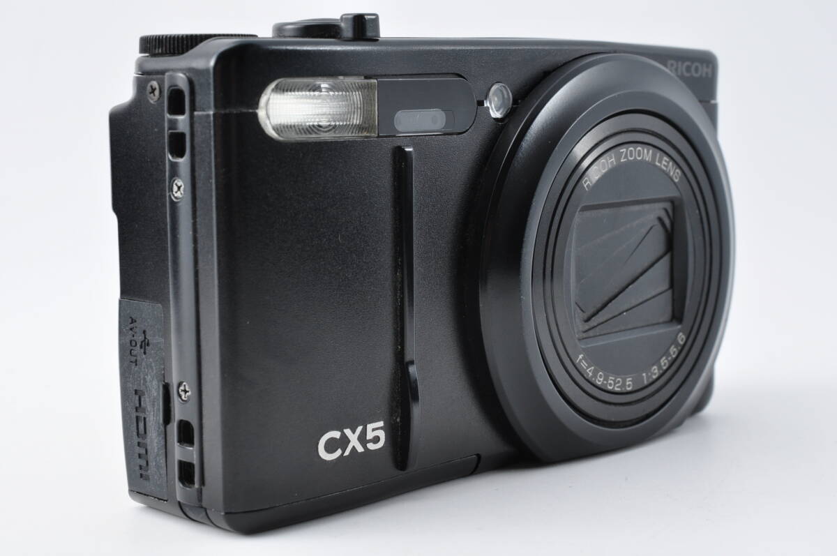 RICOH Ricoh CX5 черный компактный цифровой фотоаппарат ④ #985