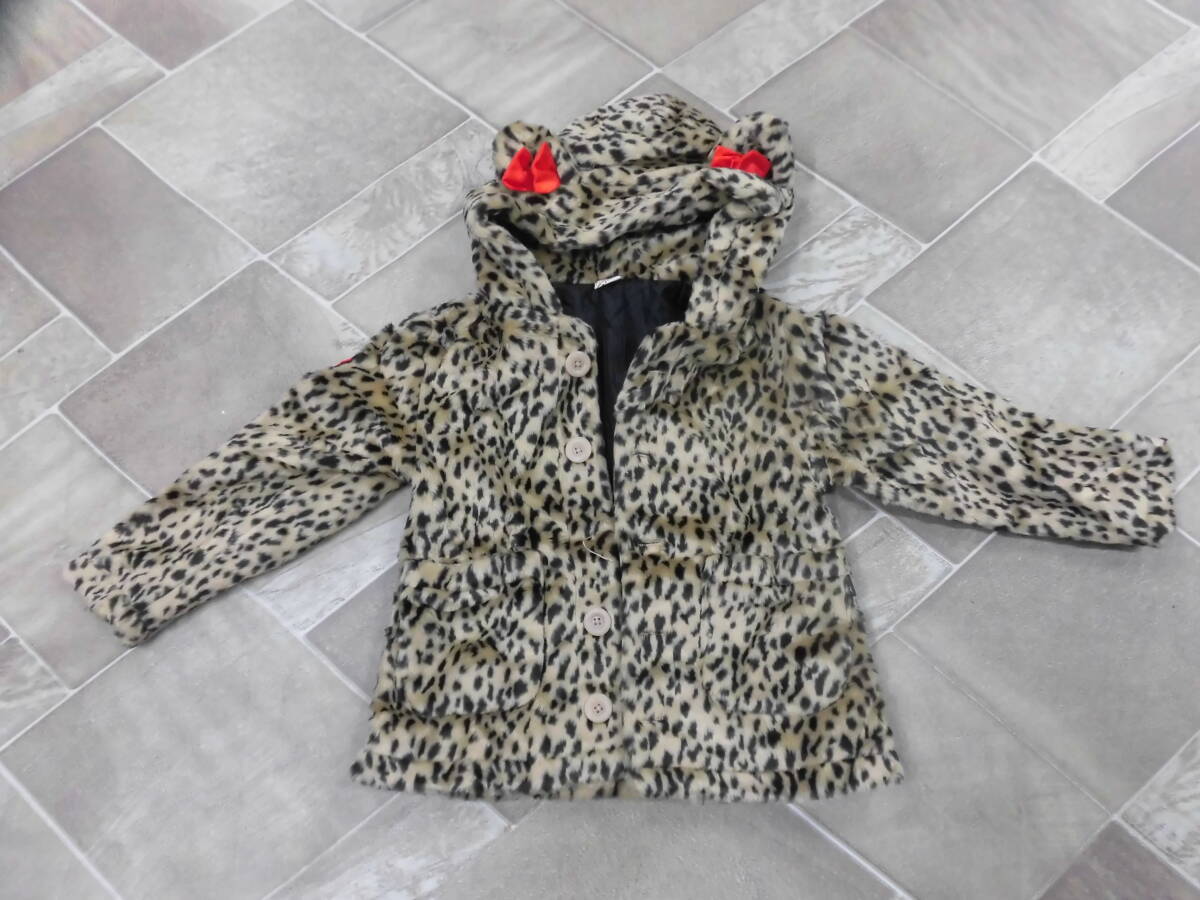 ANAP KIDS　ヒョウ柄コート　120センチ