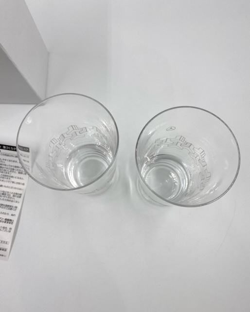 F7-6-46 未使用 非売品 Mercedes-Benz メルセデス?ベンツ オリジナル 薄づくりペアグラス