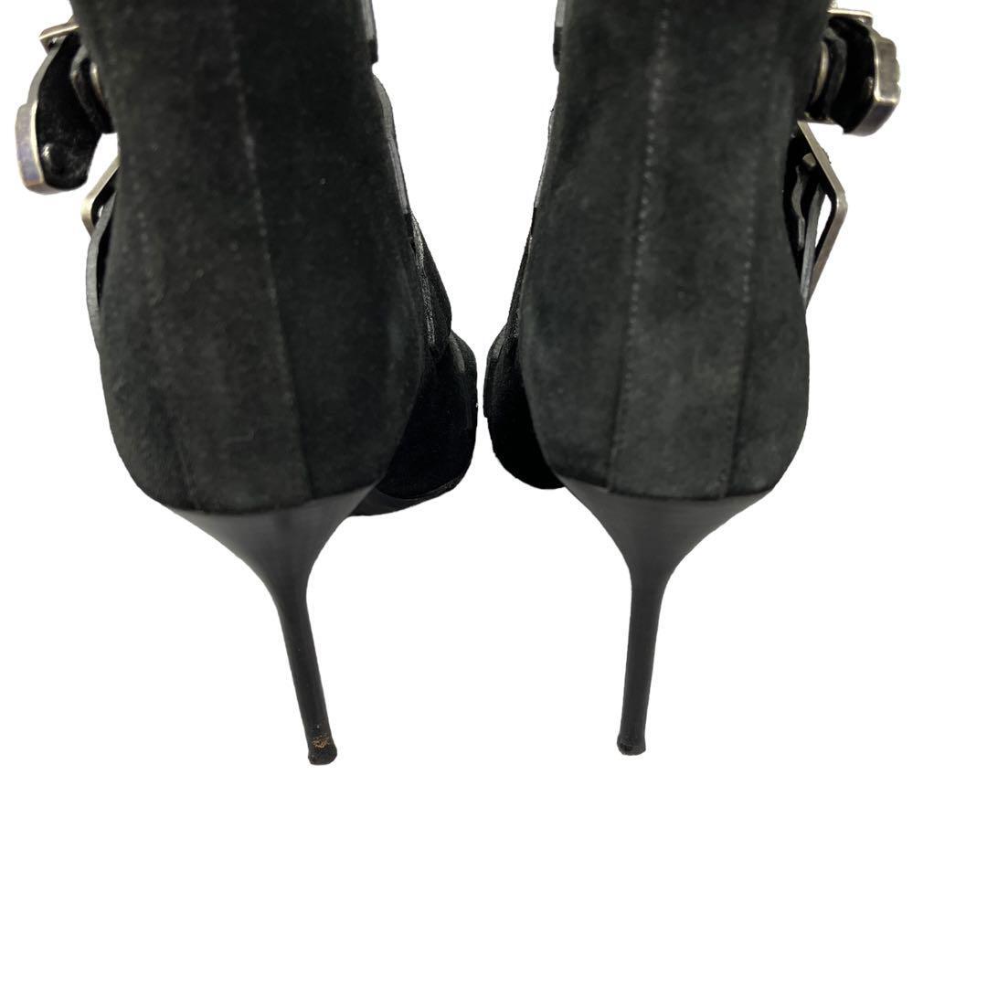 バーバリーBurberryスエードパンプス37 バーバリーBurberryスエードパンプス37