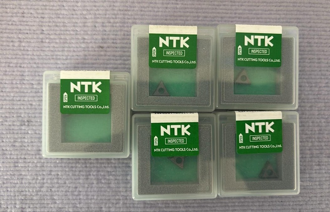 NTK 工具 CBN 旋盤 チップ TPGW110304PTSCD B52・5個セット・3コーナー 仕様 鋳物 高硬度材 用 TPGW インサート・新品未使用