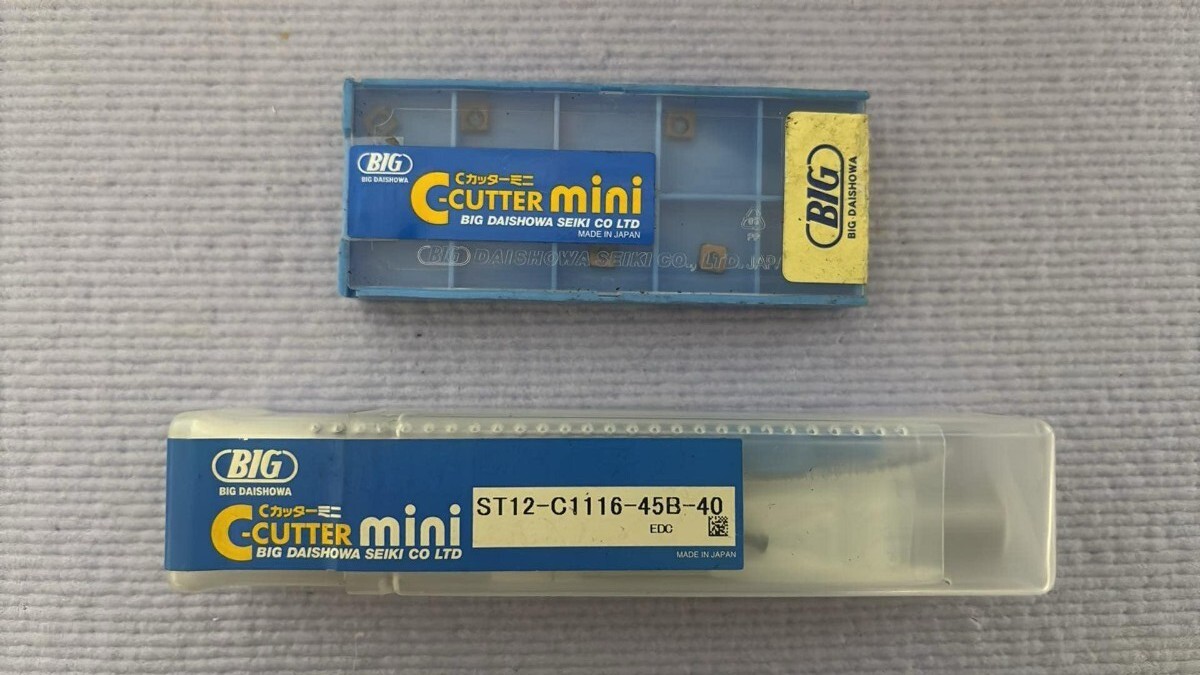 大昭和精機 BIG Cカッターストレートシャンク ST12-C1116-45B-40 未使用チップ1箱付・ DAISHOWA KAISER 大昭和・保管未使用