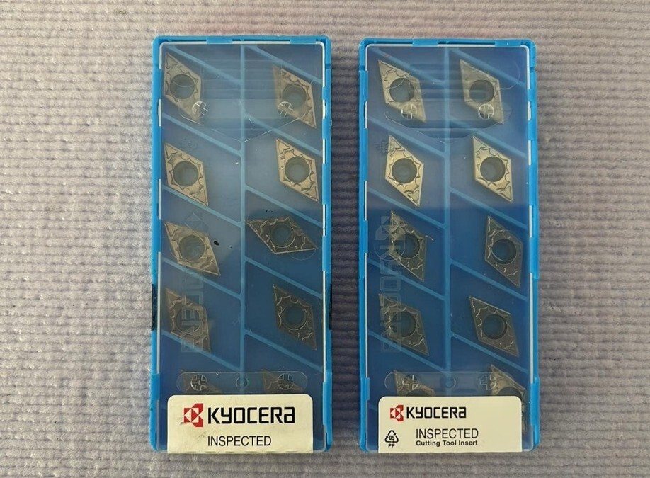 京セラ ボーリング チップ DCMT11T3 02MP-CF・2箱セット 旋盤 インサート バー ホルダー・三菱マテリアル DCGT タンガロイ・新品未使用
