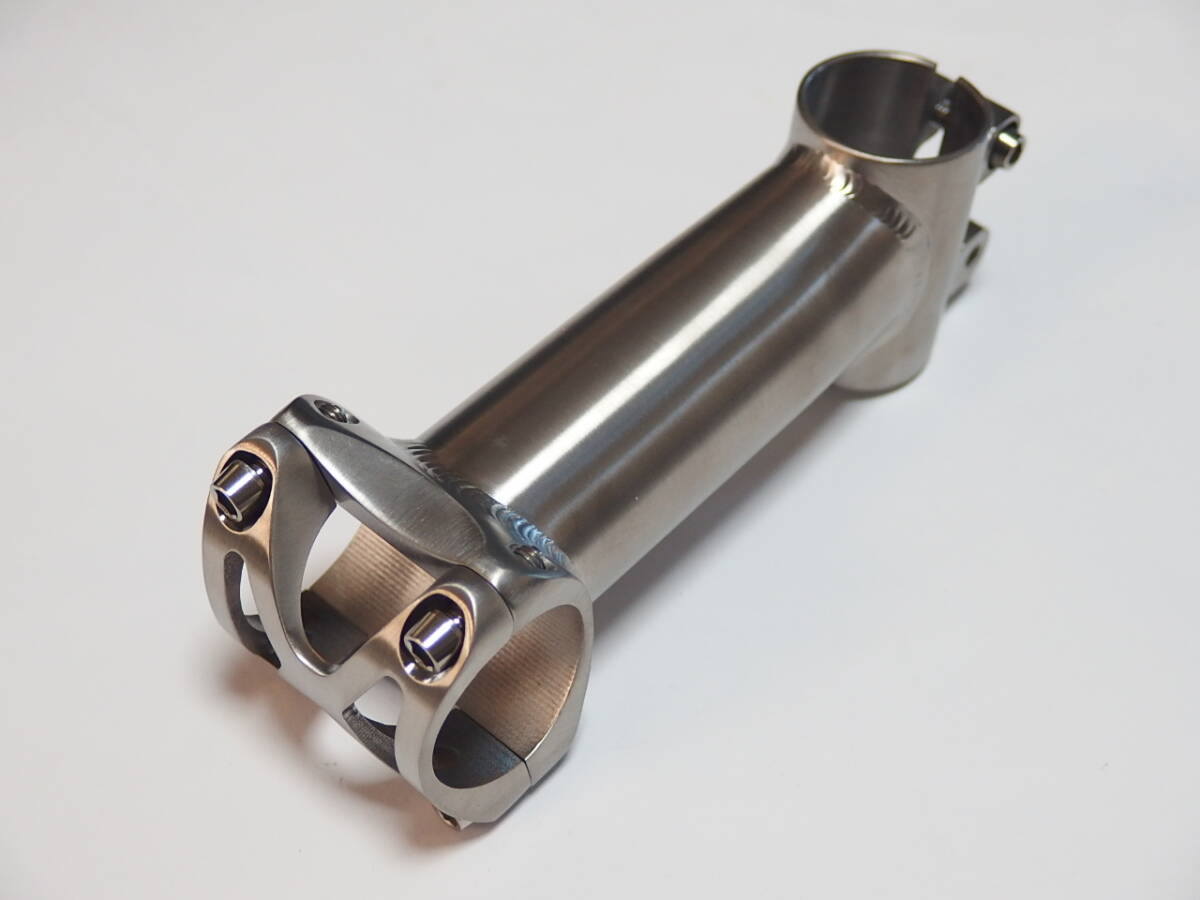 未使用・新品 チタンステム 110mm ±10度 ハンドル径31.8mm コラム径28.6mm(1-1/8”