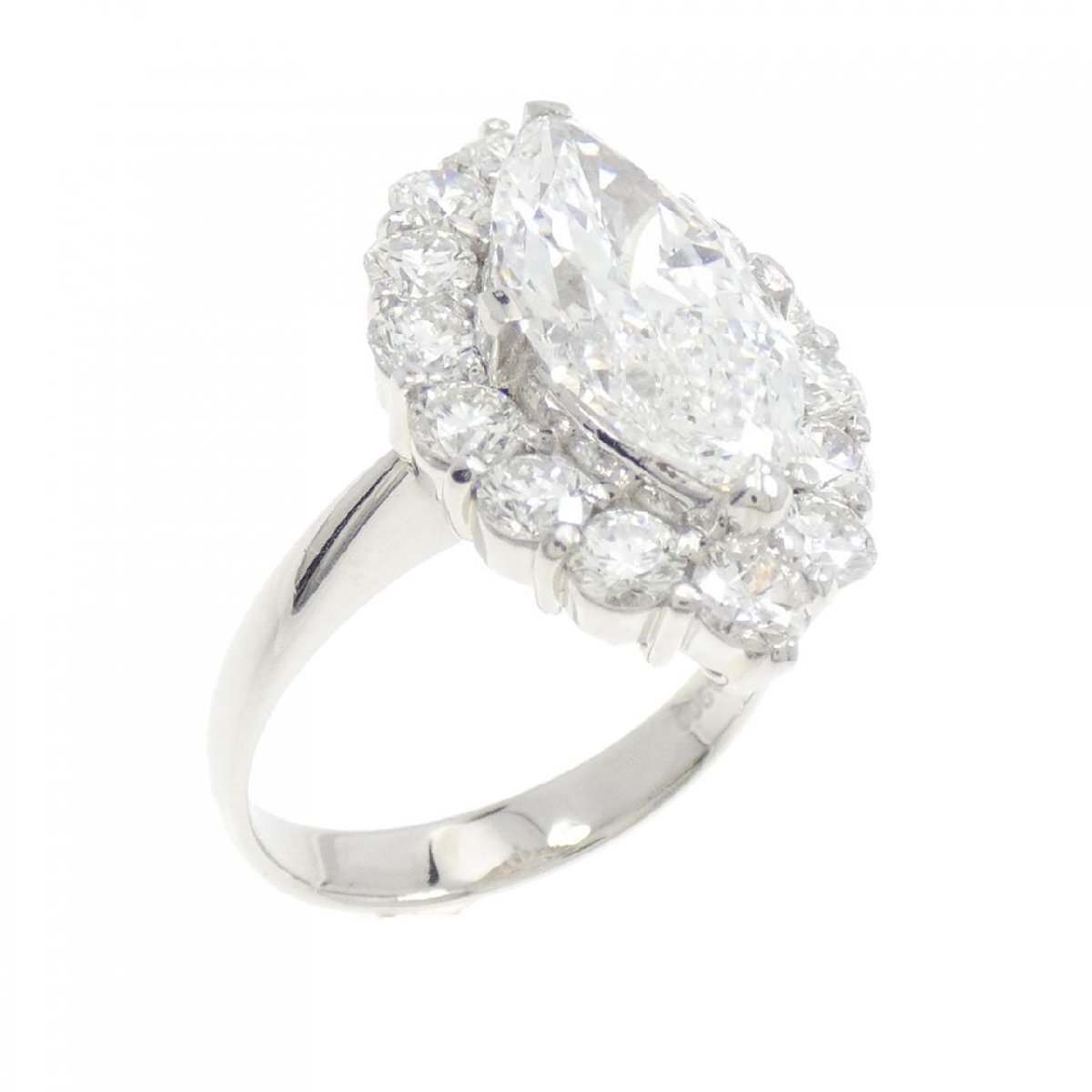PT бриллиантовое кольцо 2.892CT E VS1ma- Kiss cut 