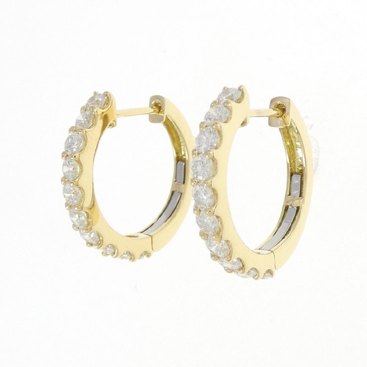 K18YG ダイヤモンド ピアス 1.004CT