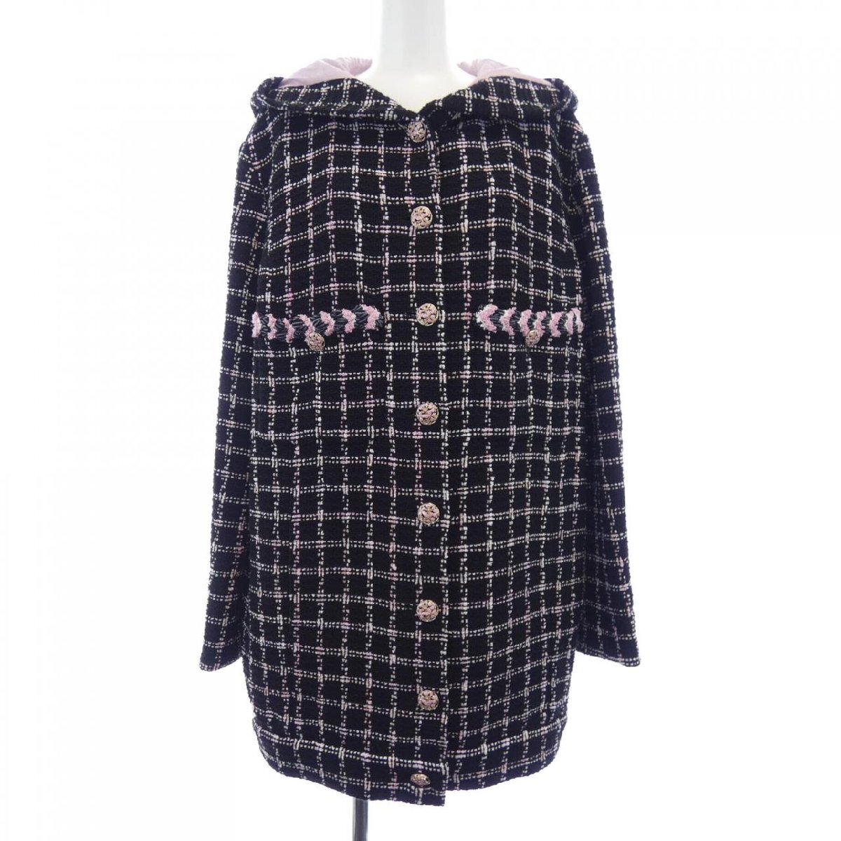 CHANEL シャネル コート(その他) 38(S位) 4100124A0074 Yahoo!オークション - シャネル CHANEL コート