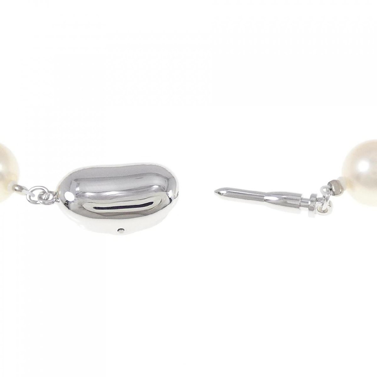 シルバークラスプ アコヤパール ネックレス 8.5-9mm