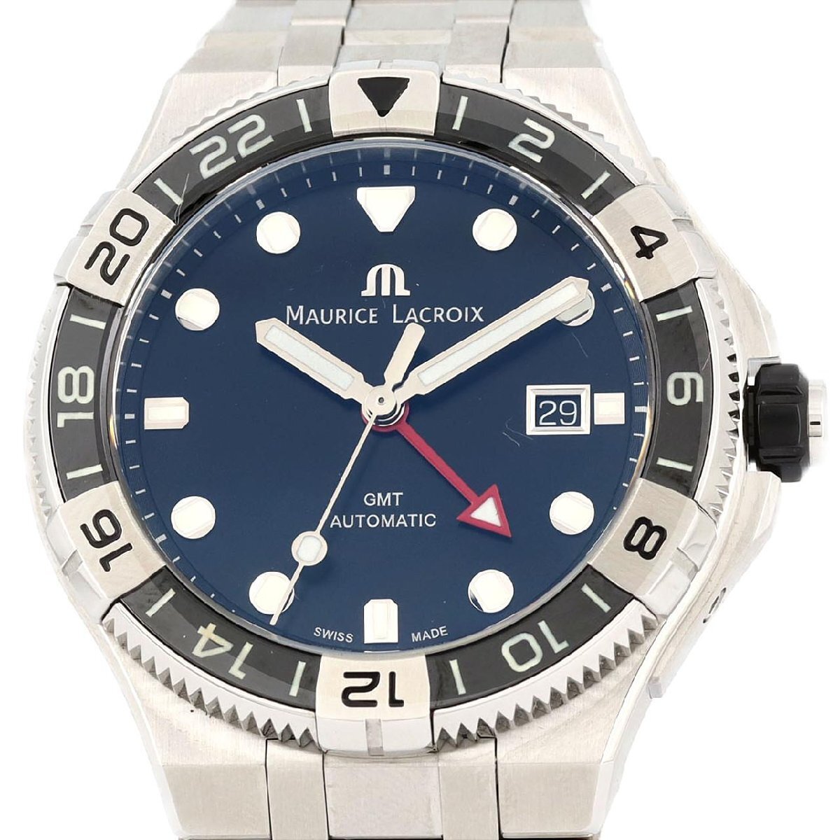 モーリス?ラクロア アイコンベンチュラーGMT AI6158-SS002-330-1 SS 自動巻
