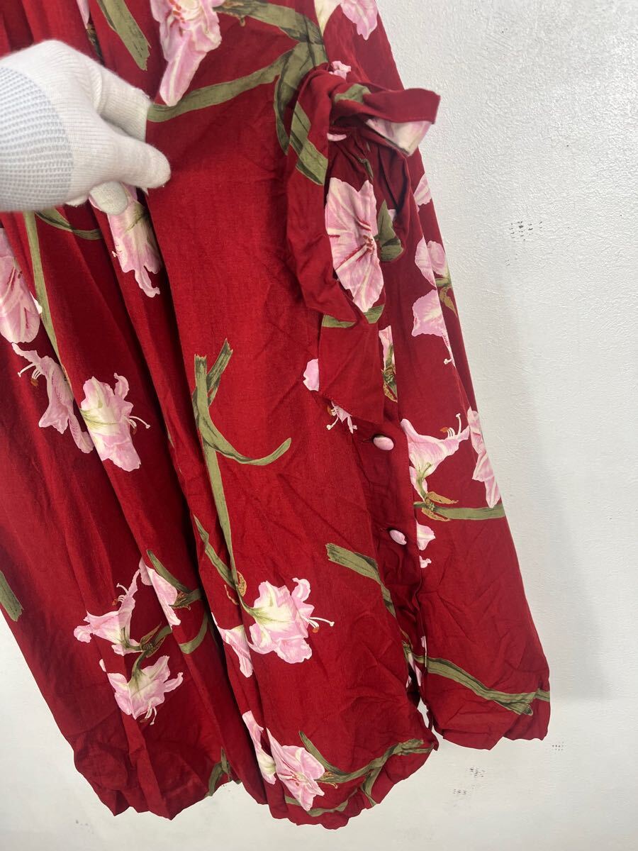 INGEBORG インゲボルグ　ピンクハウス　花柄　ロングスカート　ボトムス　S_画像3