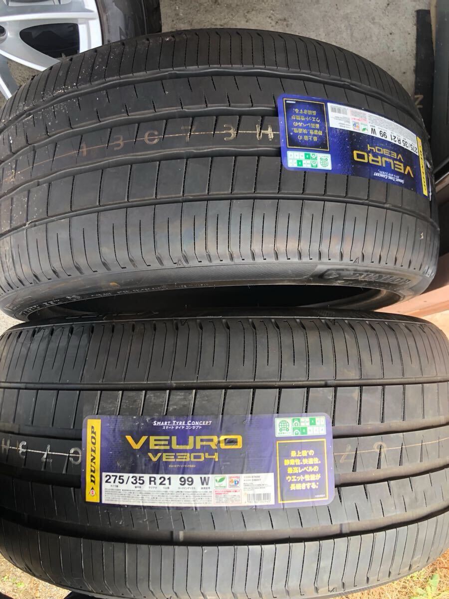 Yahoo!オークション - DUNLOP VEURO VE304 275-35-R21新品2本セット