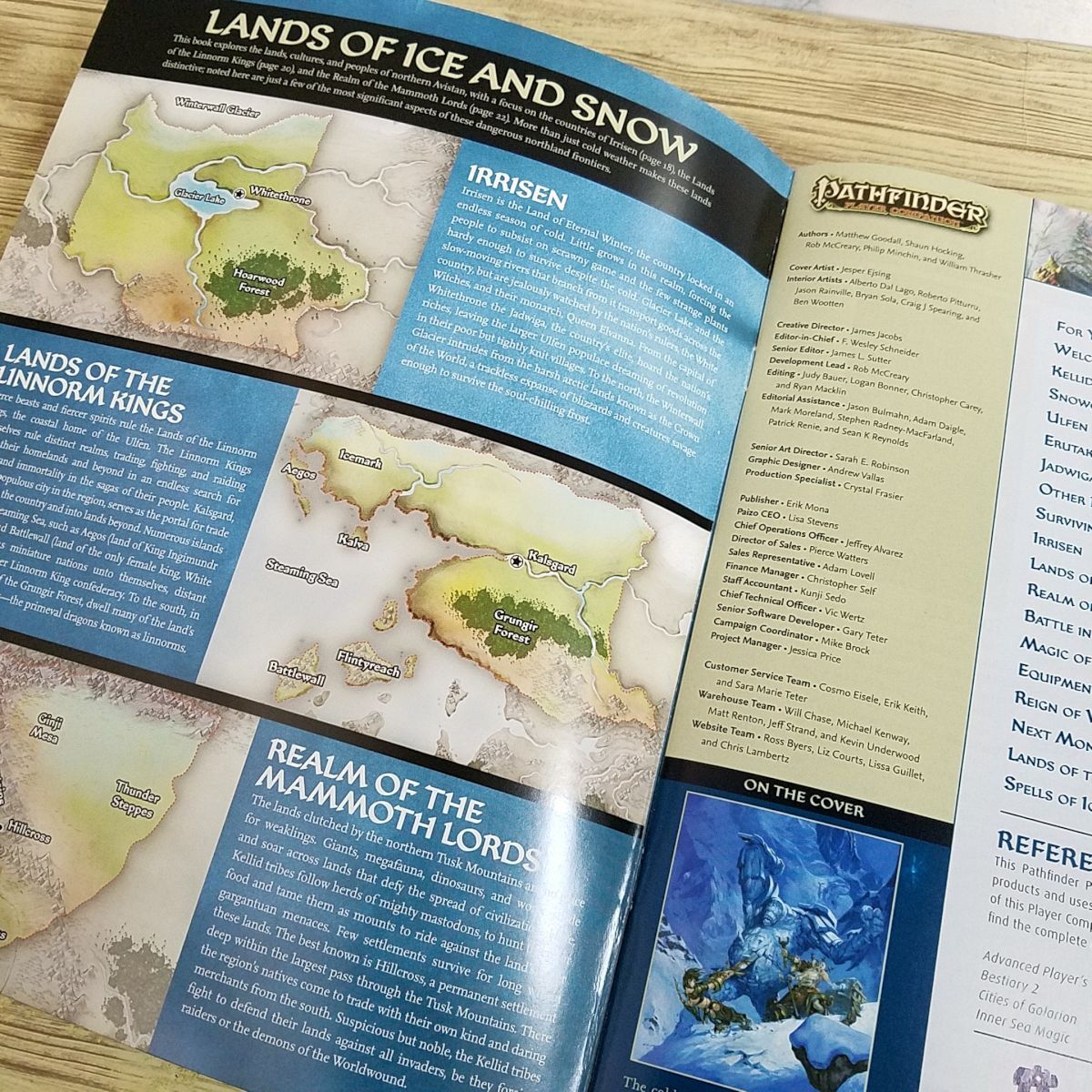 TRPG[パスファインダーRPG英語版 People of the North : PATHFINDER PLAYER COMPANION] 北方諸國 ソースブック Ｄ＆Ｄ3.5e互換