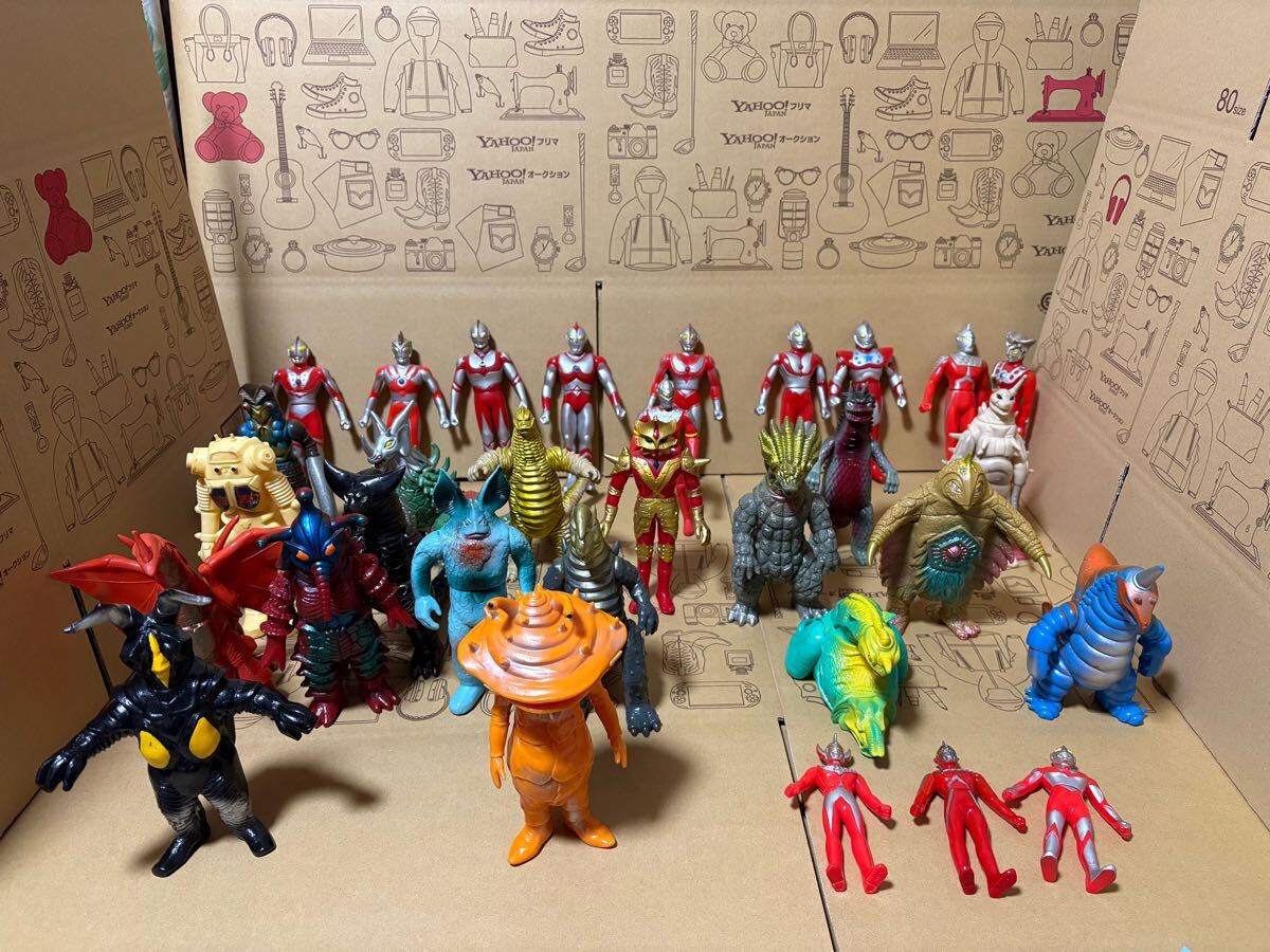 ◆◇ジャンク品 ウルトラマン ウルトラ怪獣 ソフビ 30体セット◇◆