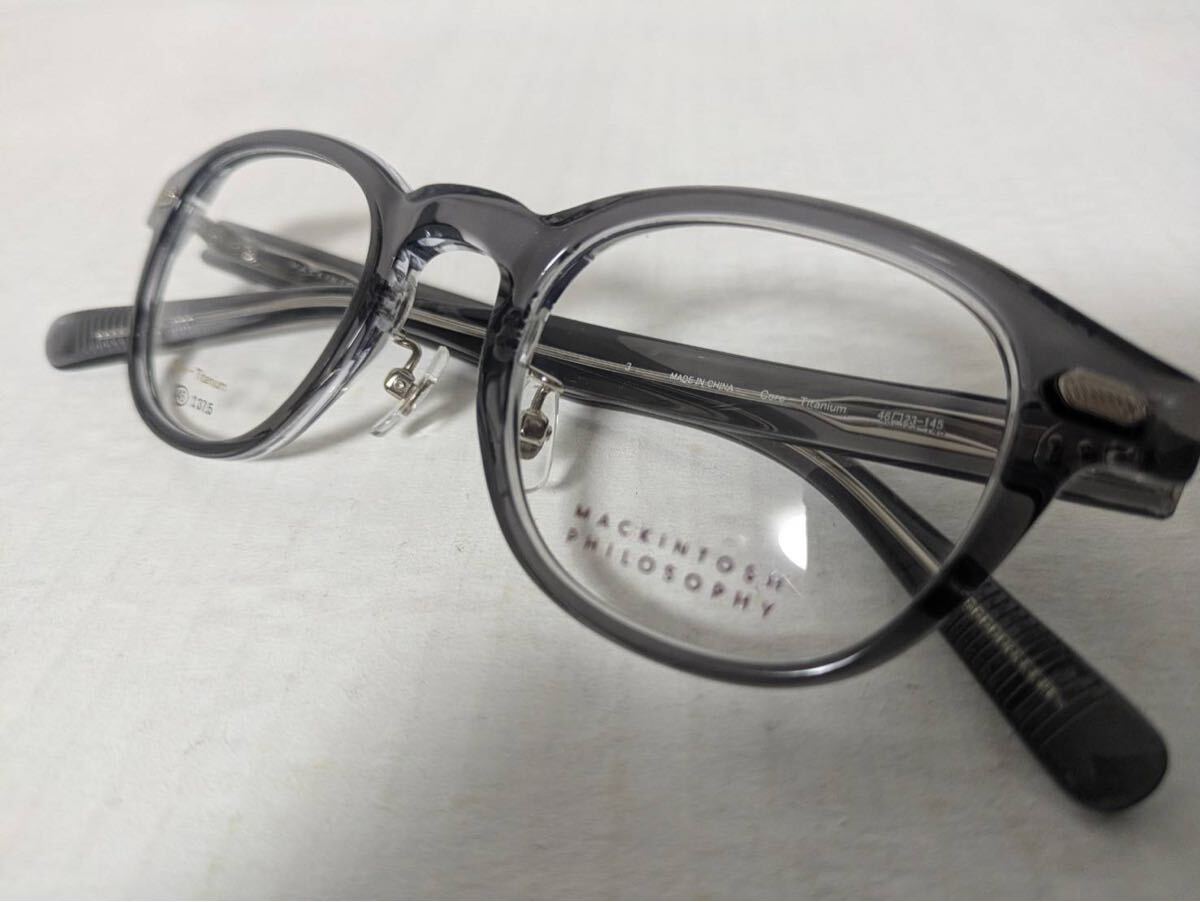 未使用保管品 定価23100円 Mackintosh Philosophy マッキントッシュ MP5030 ウェリントン クリアフレーム 眼鏡 メガネ