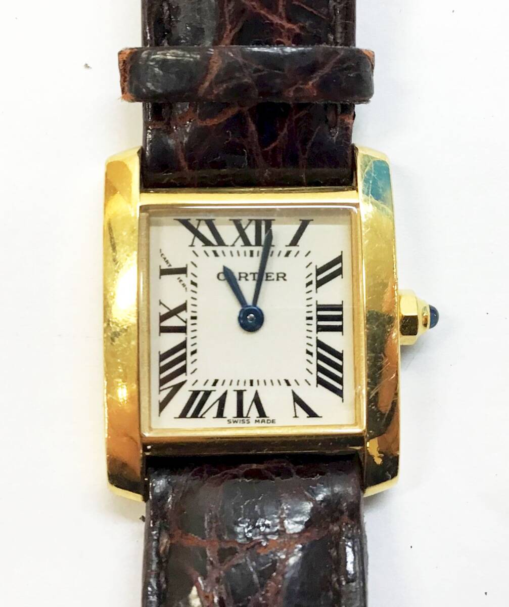 Yahoo!オークション - Cartier タンクフランセーズ 2385 18K