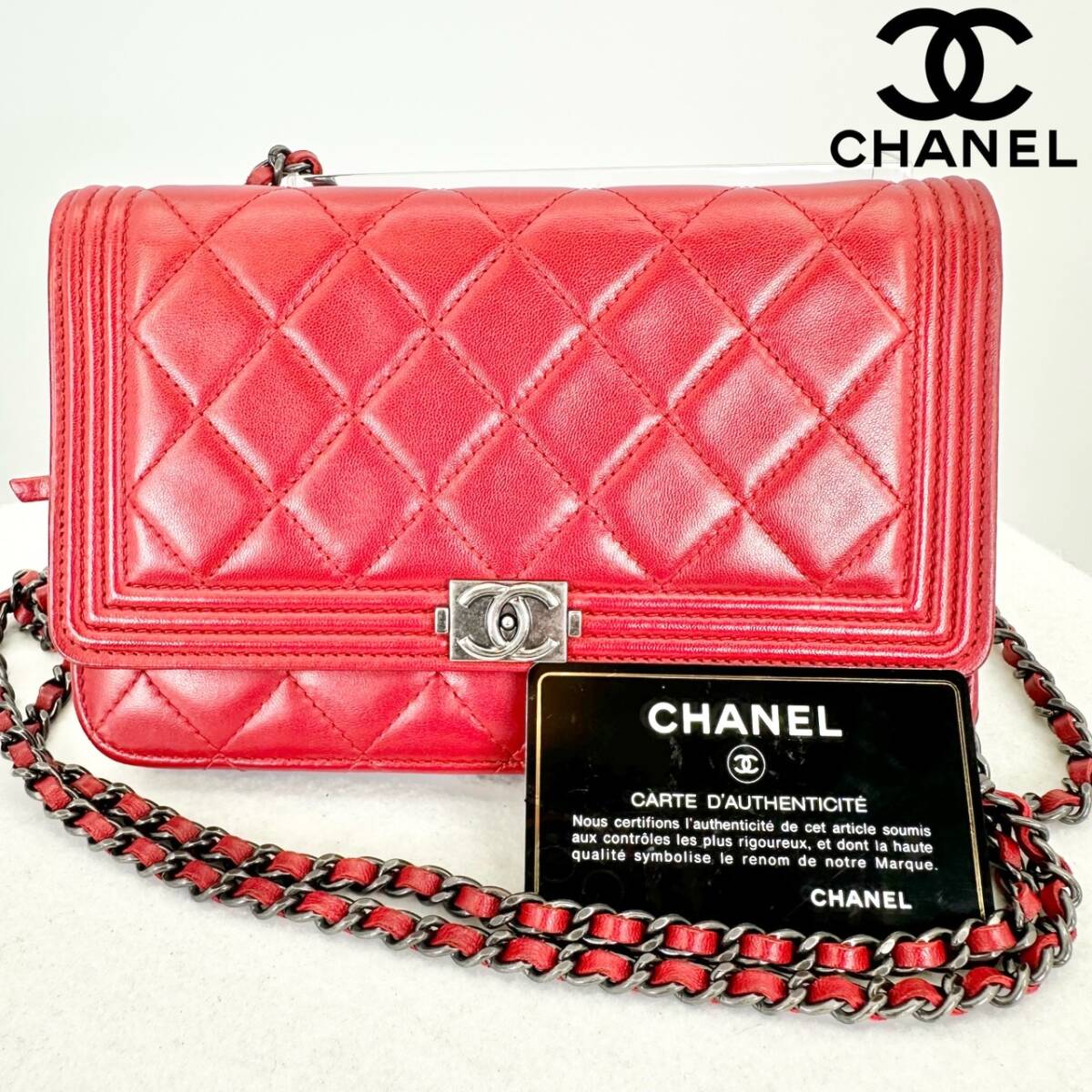 極美品 シール&ギャラ有 CHANEL シャネル ボーイシャネル 極美品 シール&ギャラ有 CHANEL シャネル ボーイシャネル