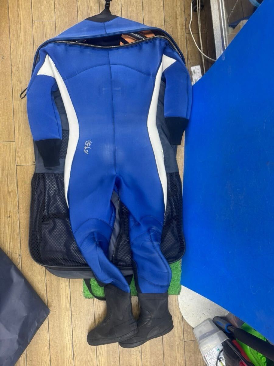 【超目玉】 ○E9567 World Dive ワールドダイブ ドライスーツ 靴25.5cm ドライスーツ
