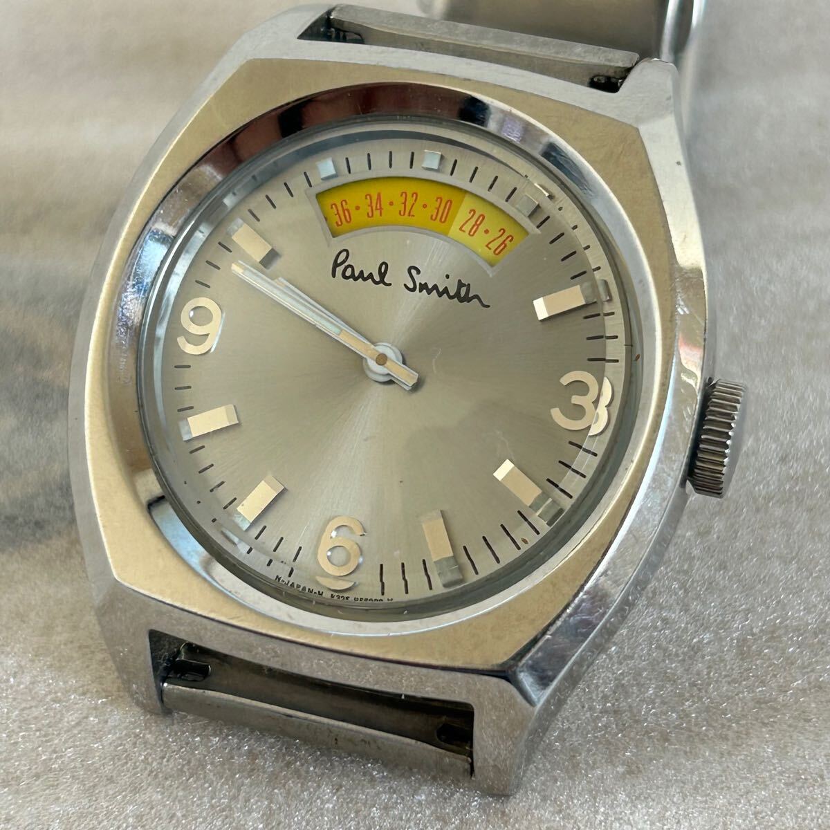 314 Paul Smith QZ F325-H31381 ポールスミス ブール文字盤