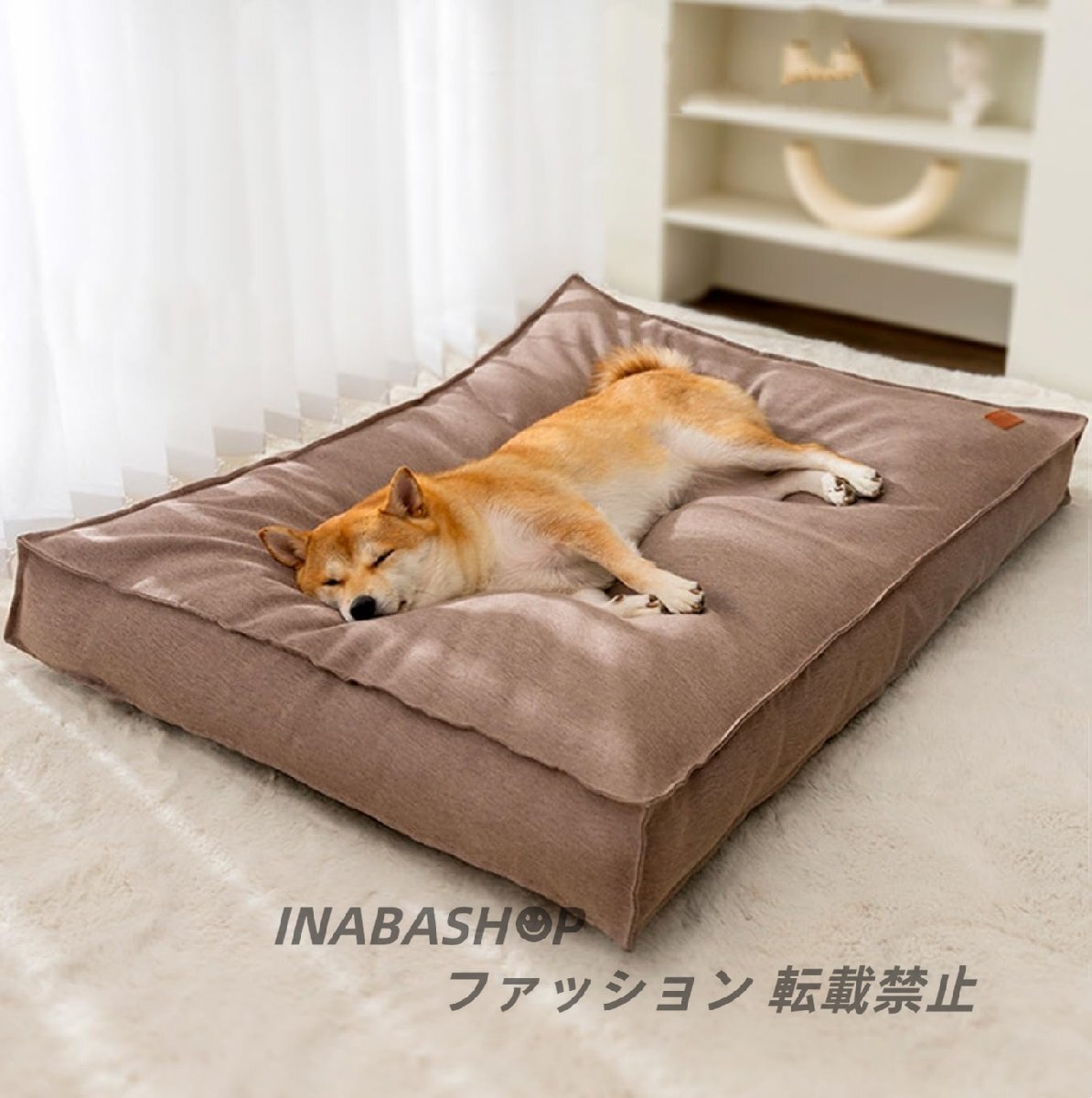 大型犬用ベッド クッション120*90CM 洗える ペットソファーベッド ふわふわ 犬寝床 滑り止め 老犬介護 大きい 厚い 通年使用 中型犬 小型犬