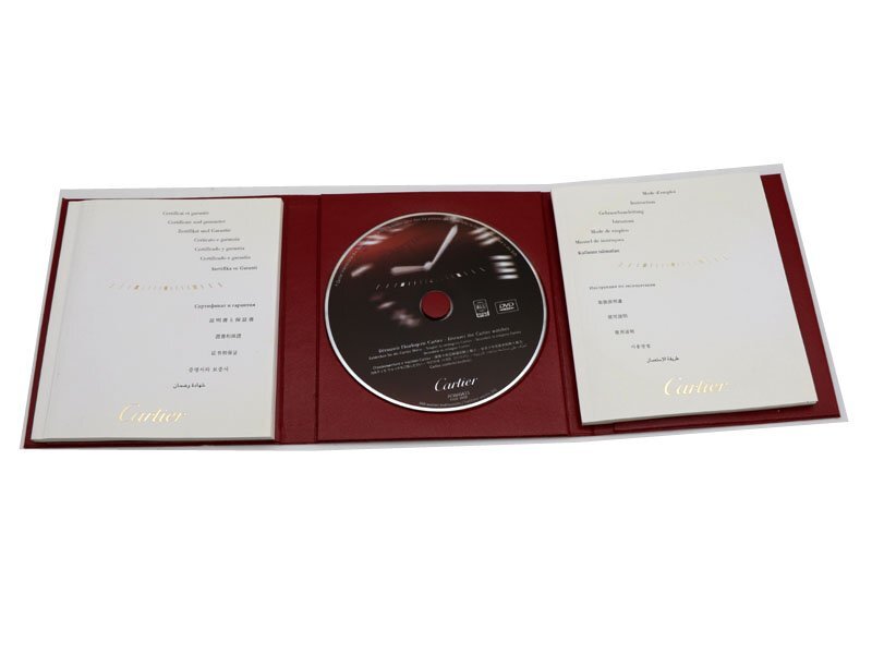 BOX 【 カルティエ Cartier 】 保証書 冊子 CD 新着 0132-0B