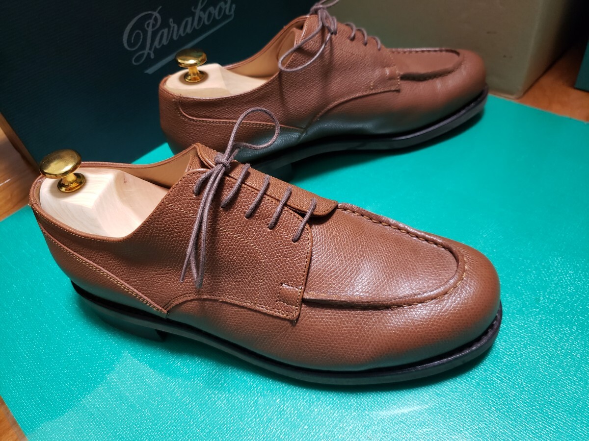パラブーツ　Paraboot　シャンボード　ドレスライン　シボ革　UK7　限定 パラブーツ Paraboot シャンボード ドレスライン シボ革 UK7 限定