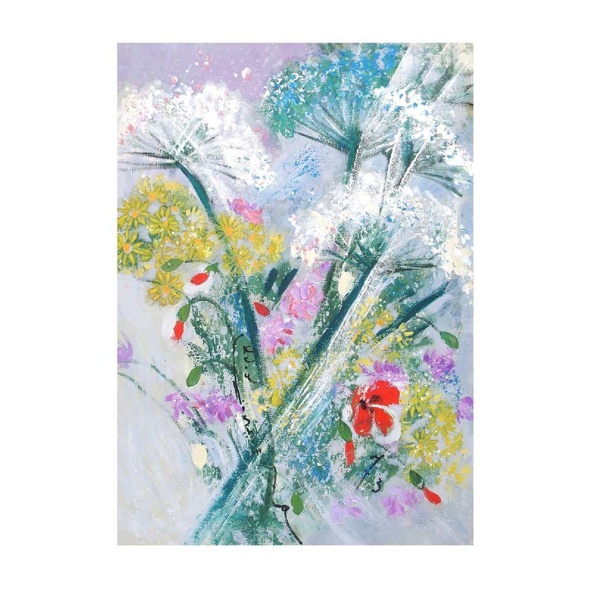 【おすすめ】 西村計雄 油彩画 プレートあり 真作 1988年(人物画)｜売買された 絵画