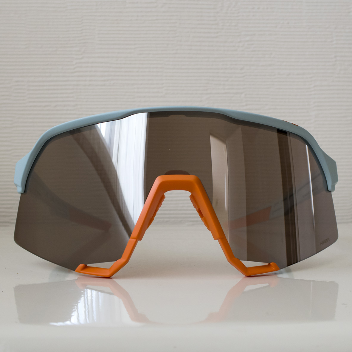 ＊正規品＊ 新品 未使用 100% ワンハンドレッド S3 Two Tone Mirror Lens ソフト ゴールド ミラー レンズ 検 ロード バイク サングラス