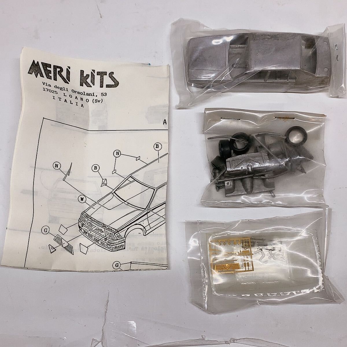 【A2】 1/43 MERI KITS automodelli イタリア製　アルファロメオ75 ODOLINI 未組立　キット