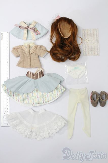 幼SD/OF:ルナGalerie de l'esprit BONBON Fleur Bleu Ver.衣装 S 幼SD/OF:ルナGalerie de l'esprit BONBON Fleur Bleu Ver.衣装 S