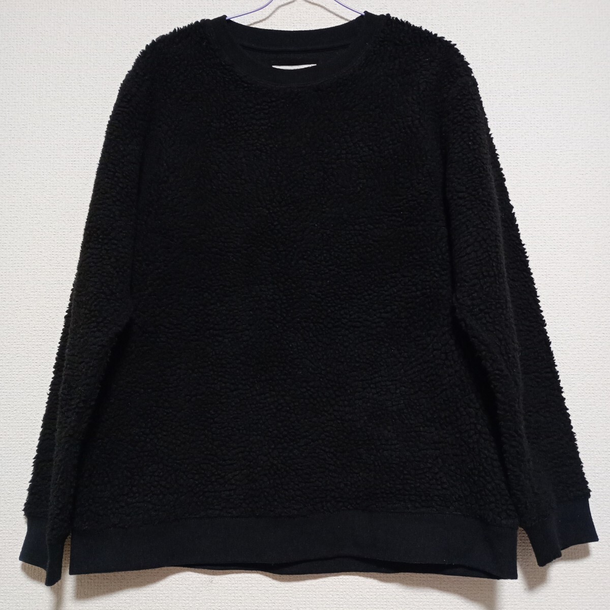 URBAN RESEARCH DOORS　　　ボアトレーナー　　38　　黒