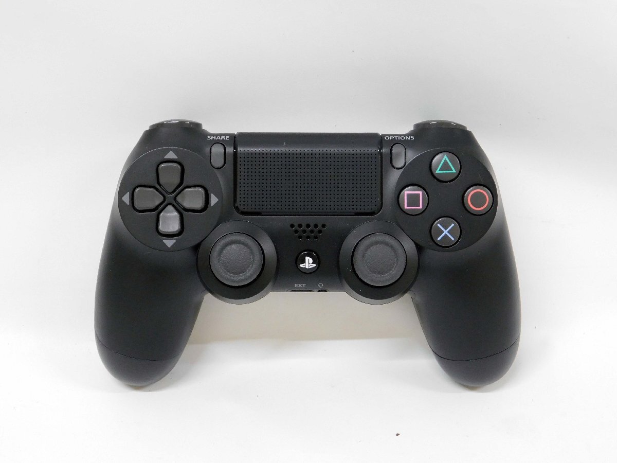 SONY　ソニー　PS4純正コントローラー　ブラック　CUH-ZCT2J　プレステ　ワイヤレス　動作品　中古品