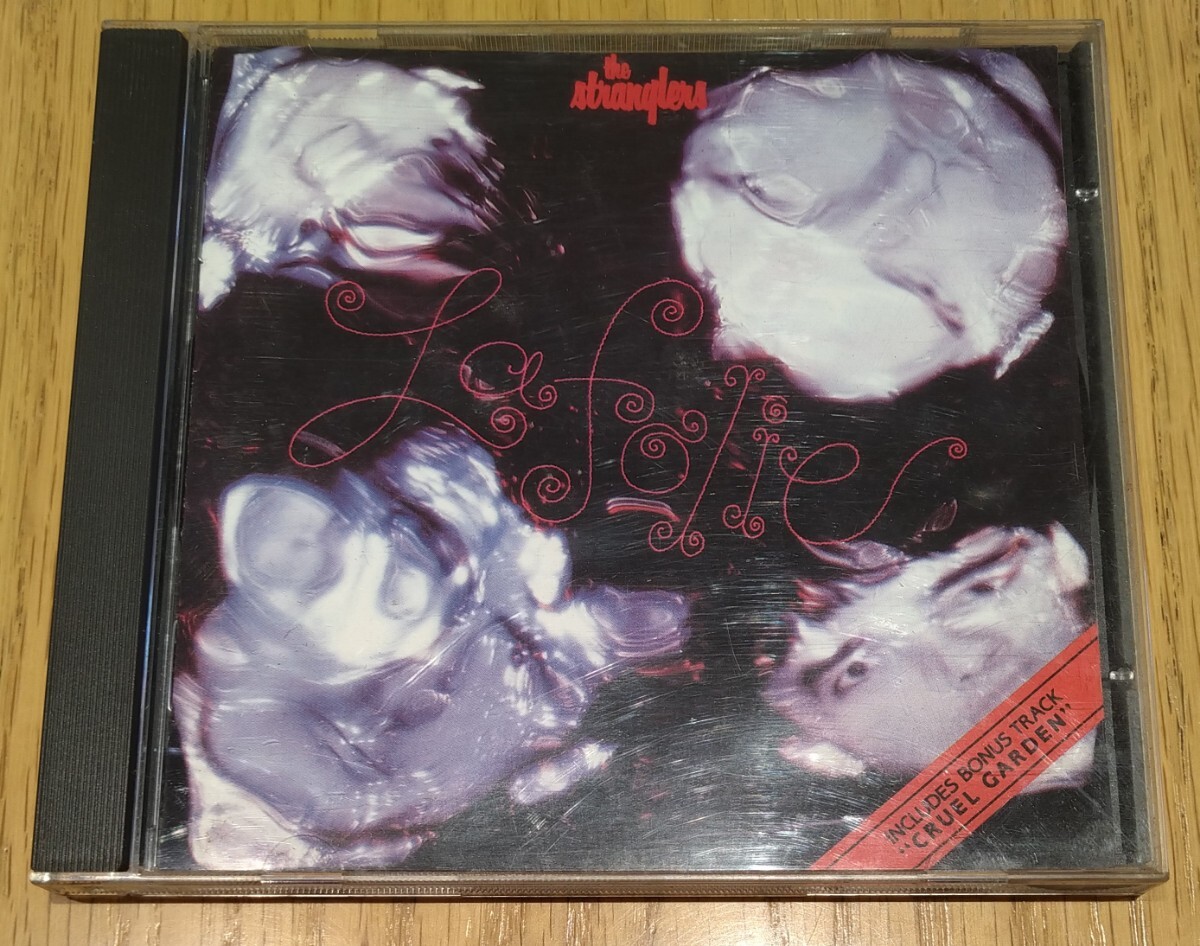 THE STRANGLERS la folie 廃盤輸入盤中古CD ザ ストラングラーズ ラ・フォリー 狂人館 j j burnel ボートラ収録 CDP7 46614 2