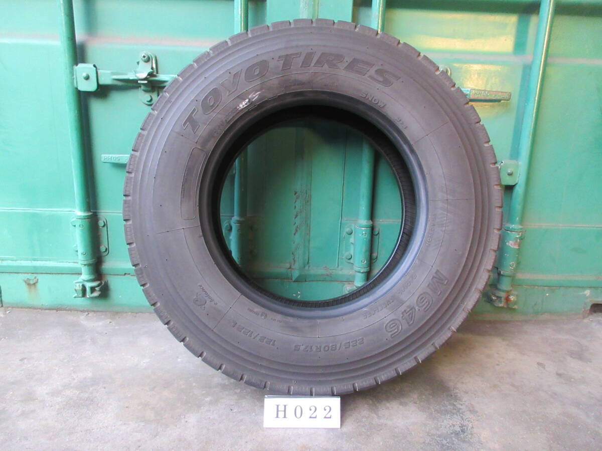 ☆225/80R17.5 TOYO 在庫1本 屋内保管品 H022☆