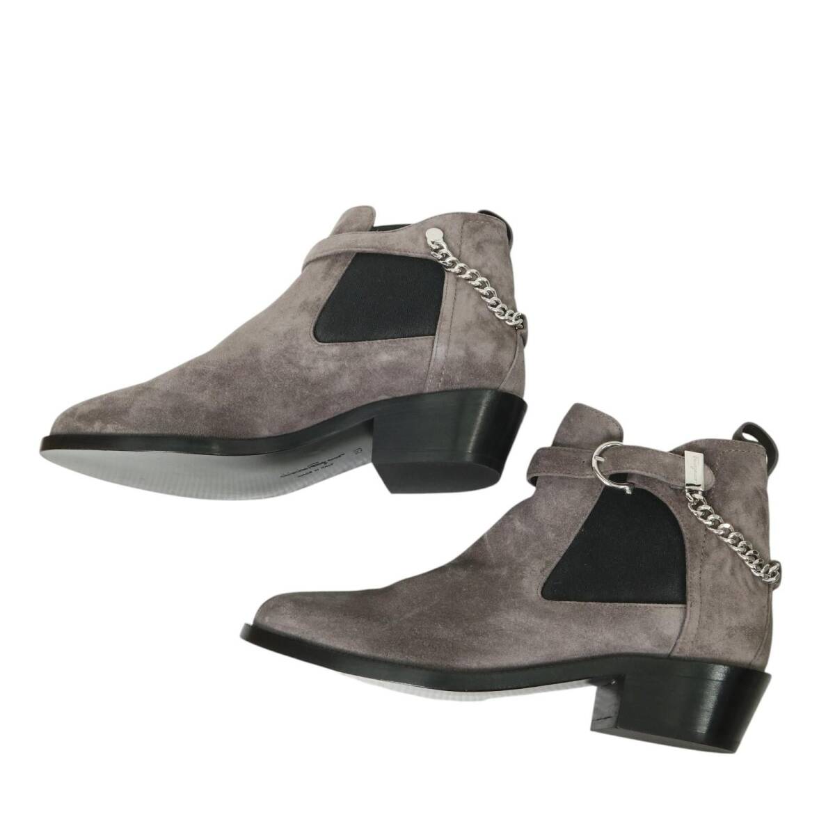 Salvatore Ferragamo フェラガモ　スエードサイドゴアブーツ＊