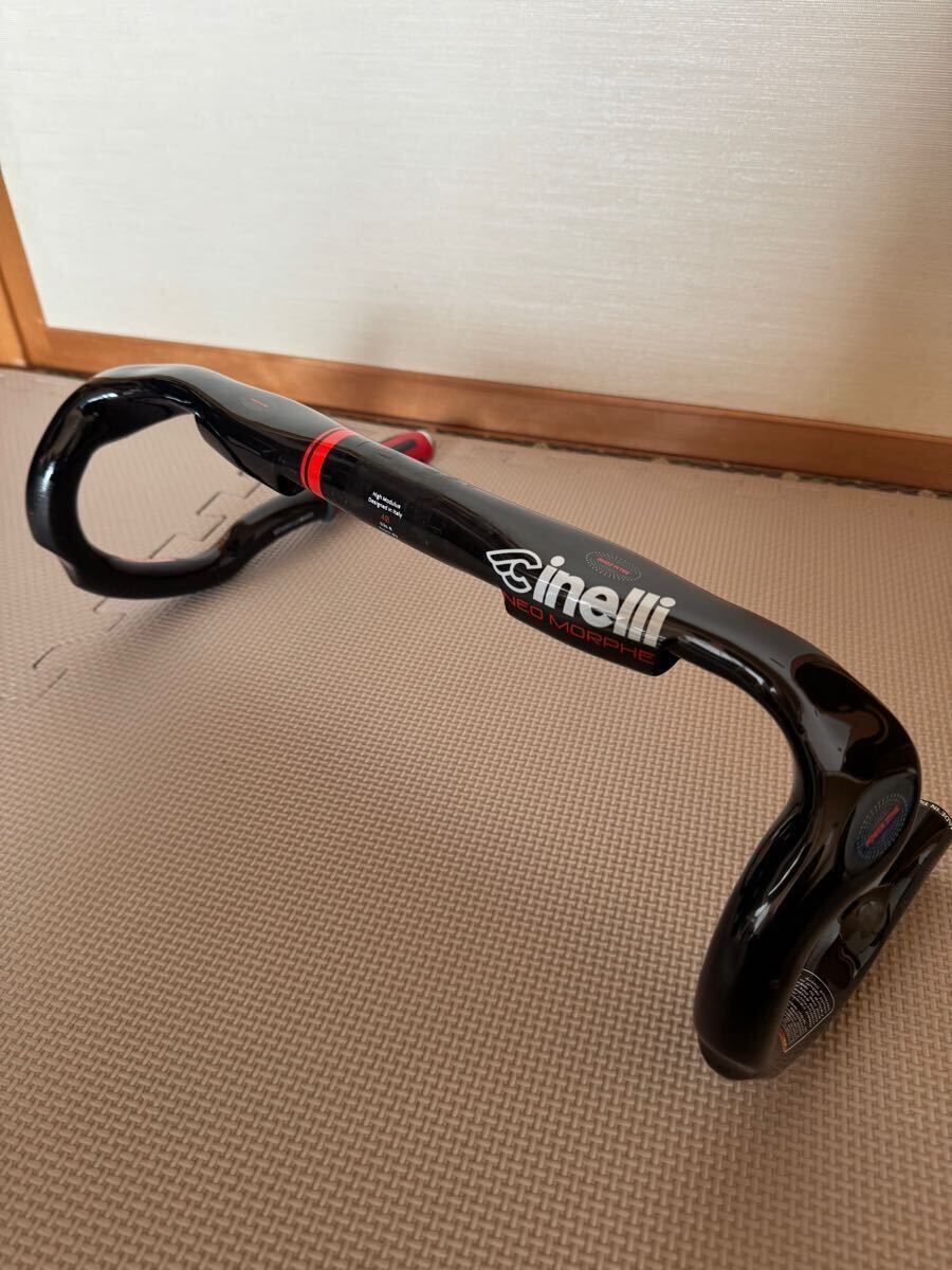 チネリ CINELLI NEO MORPHE カーボン ハンドル 400㎜ C-C 31.8 程度良